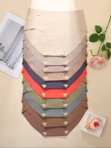 Women's Ultra-Thin Panties, High Stretch Seamless, Breathable Cut-Out Design, Plain Color, Fitted Low Waist Sporty Underwear, All Seasons