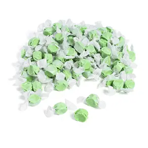 3 lbs. Bulk 193 Pc. Pastel Light Green Salt Water Taffy Candy