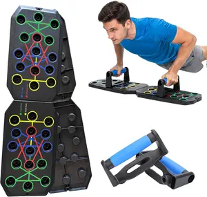 20 in 1 Push Up Board for Men – Multi Functional Pushup Board System, At Home Workout Equipment for Chest, Arms & Shoulders – Professional Fitness Floor Exercise & Strength Training Equipment