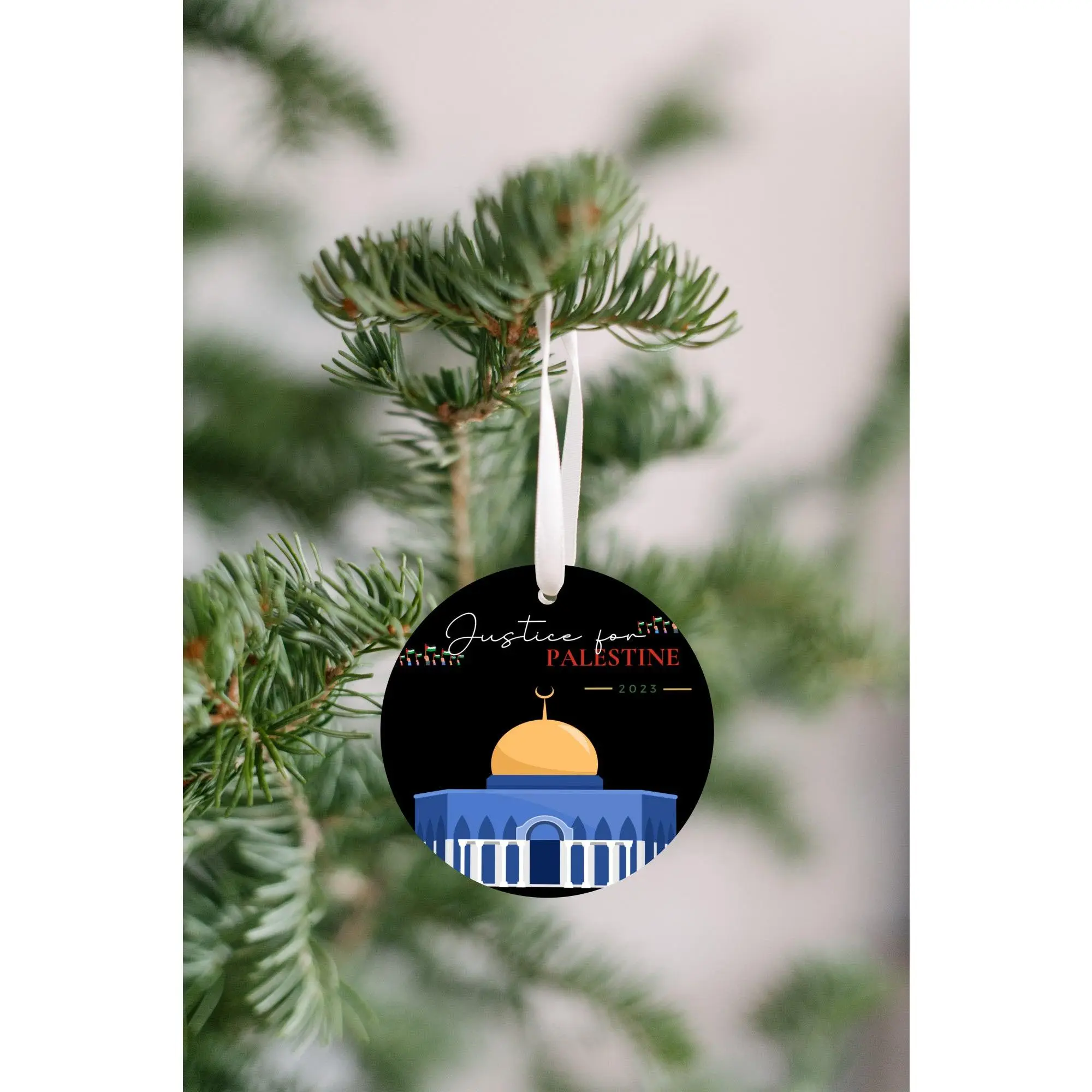 Justice for Palestine - Ornament Christmas Gift