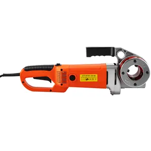 VEVOR Electric Pipe Threader, 2300W Pipe Threading Machine with 6 Dies 1/2"-2", 110V Hand-held Pipe Threader Machine with Copper Motor, Portable Electric Pipe Threading Kit with Carrying Case