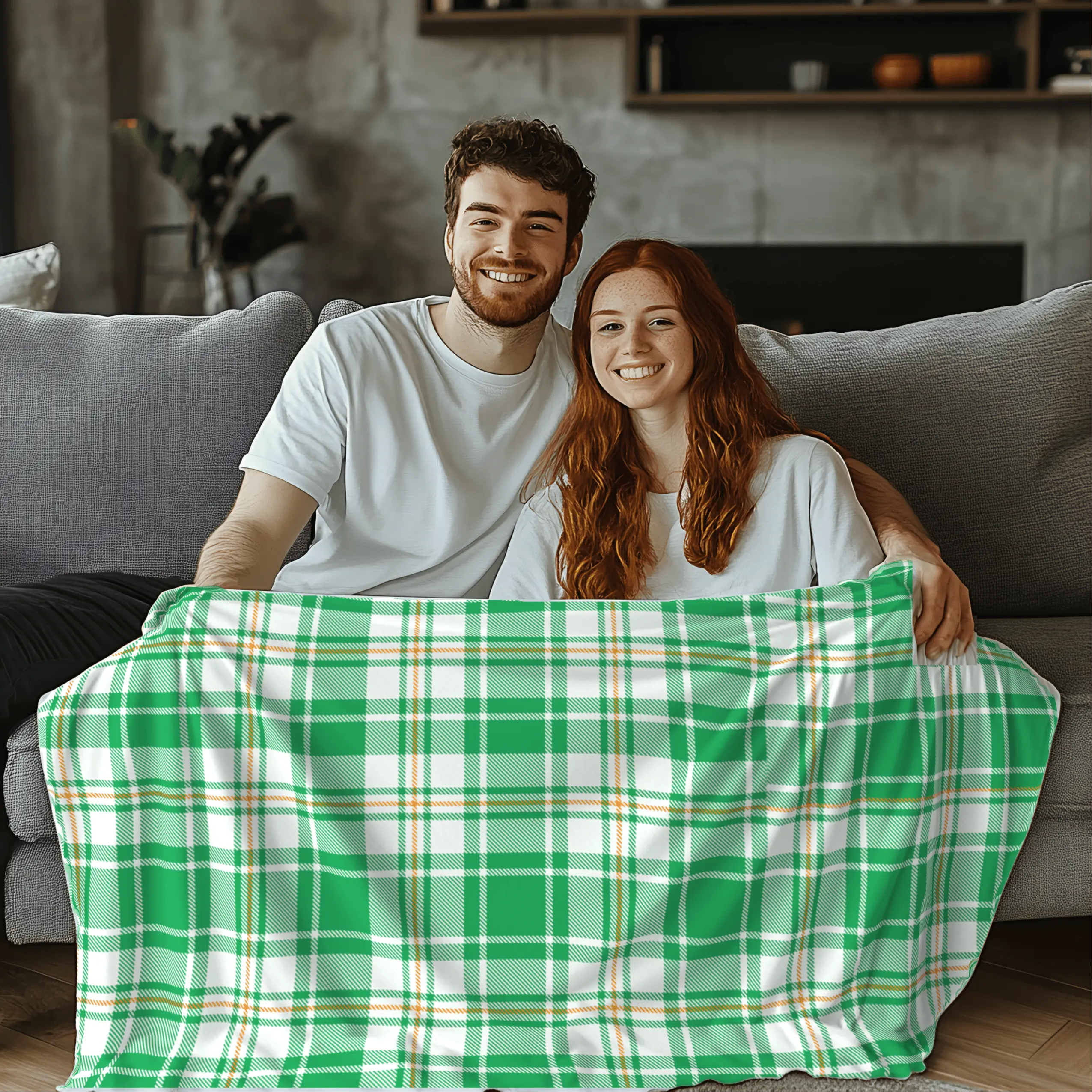 Irish Sherpa Blanket - Celtic Comfort