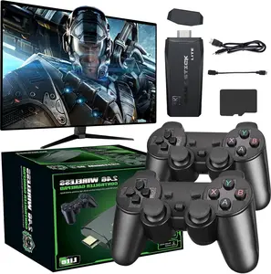 M8 PRO Wireless Gaming Console - A retro gaming console featuring built-in classic games, 9 classic emulators, 4K HDMI output, and a 2.4GHz wireless controller. A plug-and-play TV video game stick (64GB) - perfect for Halloween gifts.