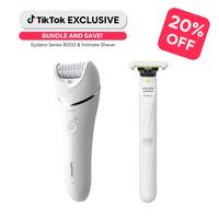 Bundle - Epilator Series 8000 & Intimate Shaver