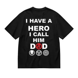 Marvel Avengers I Have a Hero I Call Him Dad T-Shirt for Menswear Top - Casual & Stylish Superhero Apparel for Men