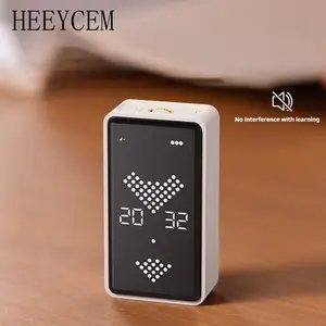 Timer, portable, with magnetic design, silicone anti slip function, USB charging, suitable for kitchen, fitness, learning and work scenarios, can complete 90% of timing tasks, making it an ideal holiday gift.