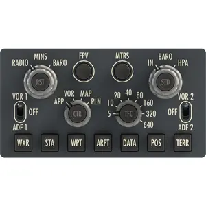 Cockpit Simulator 737X EFIS – 1:1 Scale Flight Simulator Navigation Display Panel, Professional Training-Grade Hardware, USB Plug-and-Play (1)