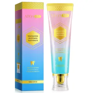 ATOANY Niacinamide Toothpaste 100g, Niacinamide Brightening Toothpaste, with nicotinamide provides oral care, making smile brighter, freshening breath, creating a healthy oral environment, suitable for daily use