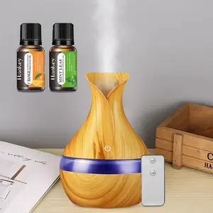 300ml Remote Control Humidifier Diffuser, Ultra-Quiet Home Appliance with Auto Shut-Off, 7-Color Night Light for Bedroom & Office, Sleep Relaxation Gift