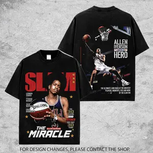 Vintage Allen Iverson - AI3 Premium Cotton T-Shirt, Vintage Sixers Nation Graphic Tee, Philadelphia Basketball Fans Hoops Streetwear Shirt, Allen Iverson Fan Merch, Unisex Oversized Sports Gift Tee