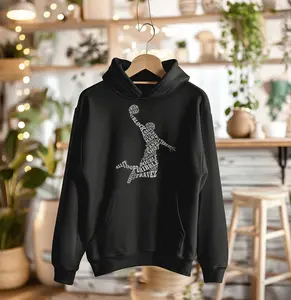 Men's Basketball Player Typography , sweatshirt , Hoodie , Sweatshirt , Graphic , Unisex