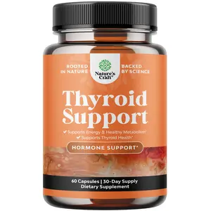 Nature's Craft Thyroid Support Complex - Mood & Energy Dietary Pills Healthcare Fitness