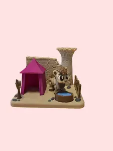 3D Printed Articulating Camel Play Set