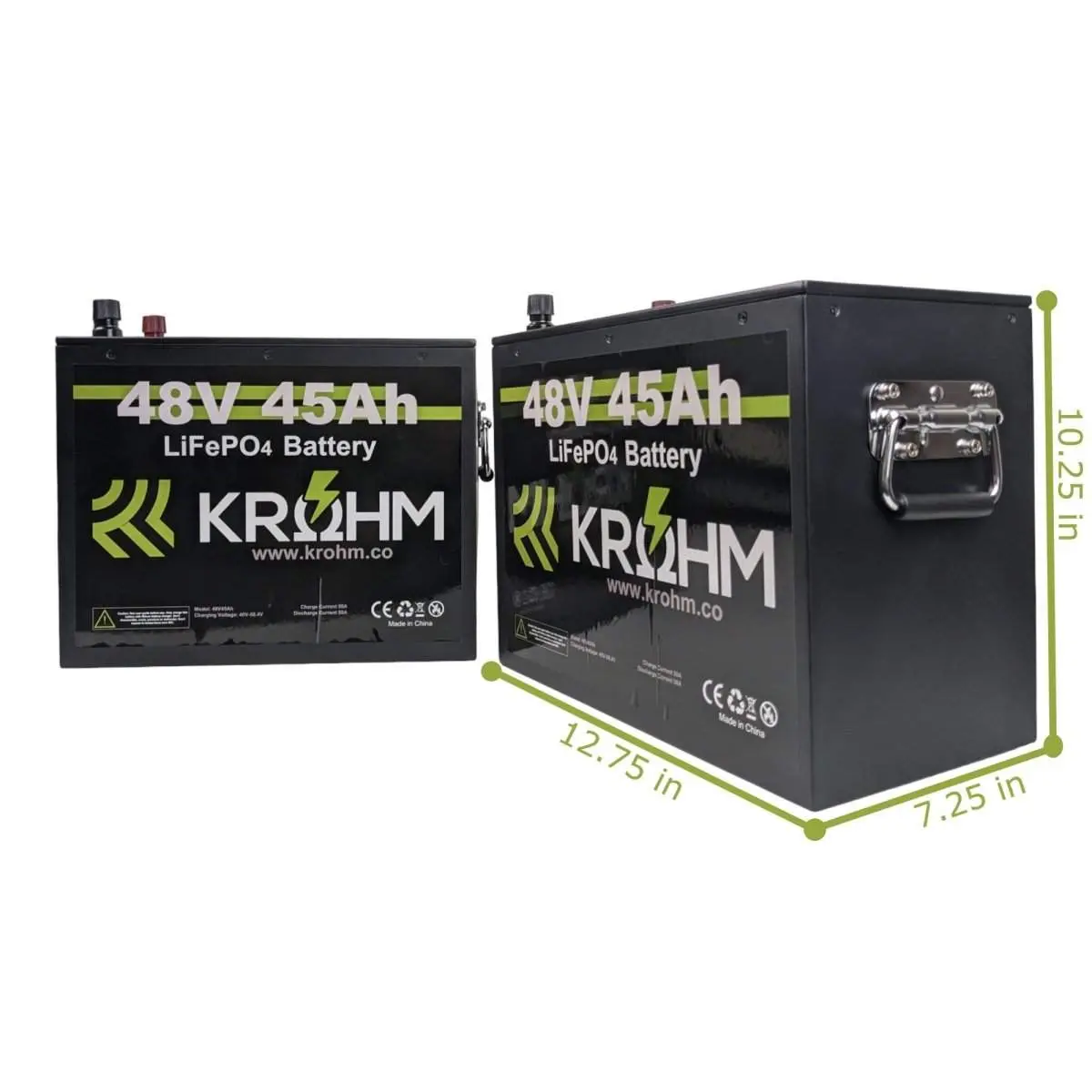 Krohm LiFePO4 48V 90Ah Battery Golf Cart Bundle