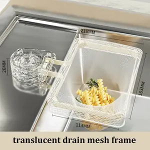 Sucker type filter net rack kitchen sink drain net rack leftovers prevent blocking dishwashing pool kitchen waste