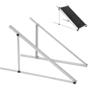 45" Adjustable Solar Panel Tilt Mount Brackets 2400Pa Windproof for 100-400W Solar Panels Fit for Roof RV Ground Boat and Off-Grid