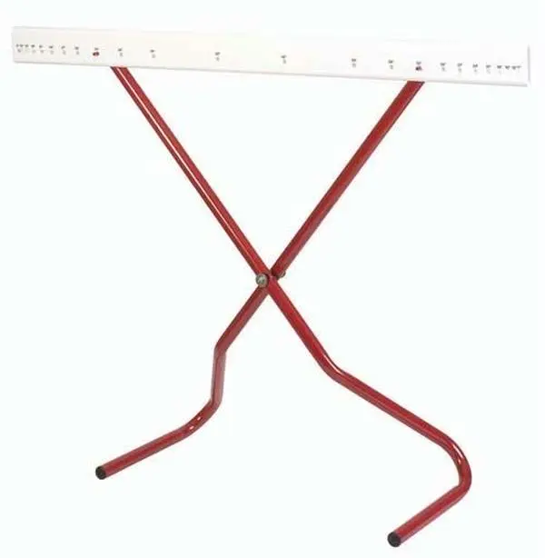 Olympia Sports Adjustable Track & Field Hurdle - Powder Coated Steel Legs, High Impact Plastic Board, Safety Collapsible Design, 6"-42" Height, 6-42 In, Athletics, Height Adjuster, Collapsing Safe, Multiple Heights