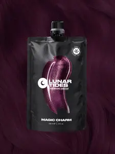 Lunar Tides Hair Color - Magic Charm Dark Pink Black Semi-Permanent Hair Dye Shimmer