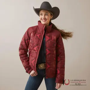 ARIAT WOMEN JACKET  BURNT ROSE PRINT CRIUS INSULATION 10046681