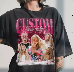 Custom Bootleg Rap Tee, custom bootleg shirt, custom photo shirt, husband christmas gift, face shirt, custom your own bootleg shirt