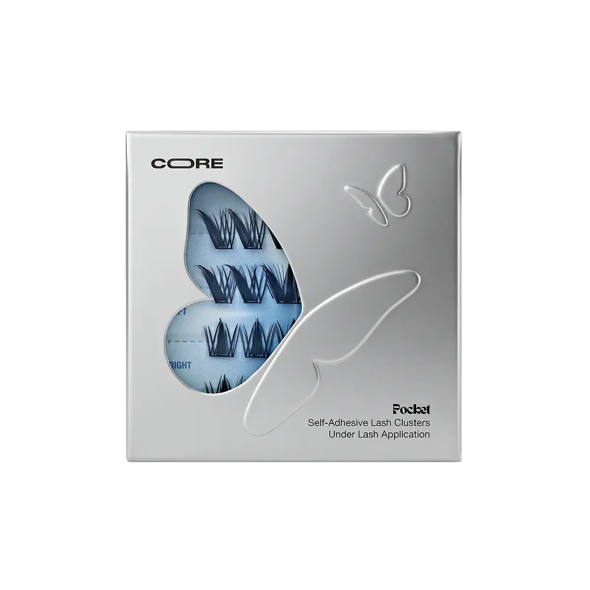 Pocket 016 Rabbit Tail Spiky Foxy Self-Adhesive Lash Clusters