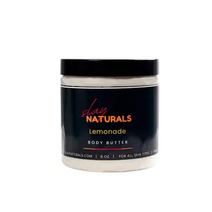 Slay Naturals | Hydrating Lemonade Body Butter for Dry Skin | 8 oz