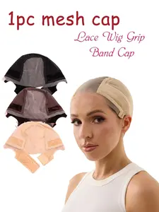 Women's Lace Wig Cap 4x5, Wig Grip Cap, Anti-Slip Design, No Glue Needed, Adjustable Velvet Strap, Secure Fit, Comfortable Hairpiece Holder