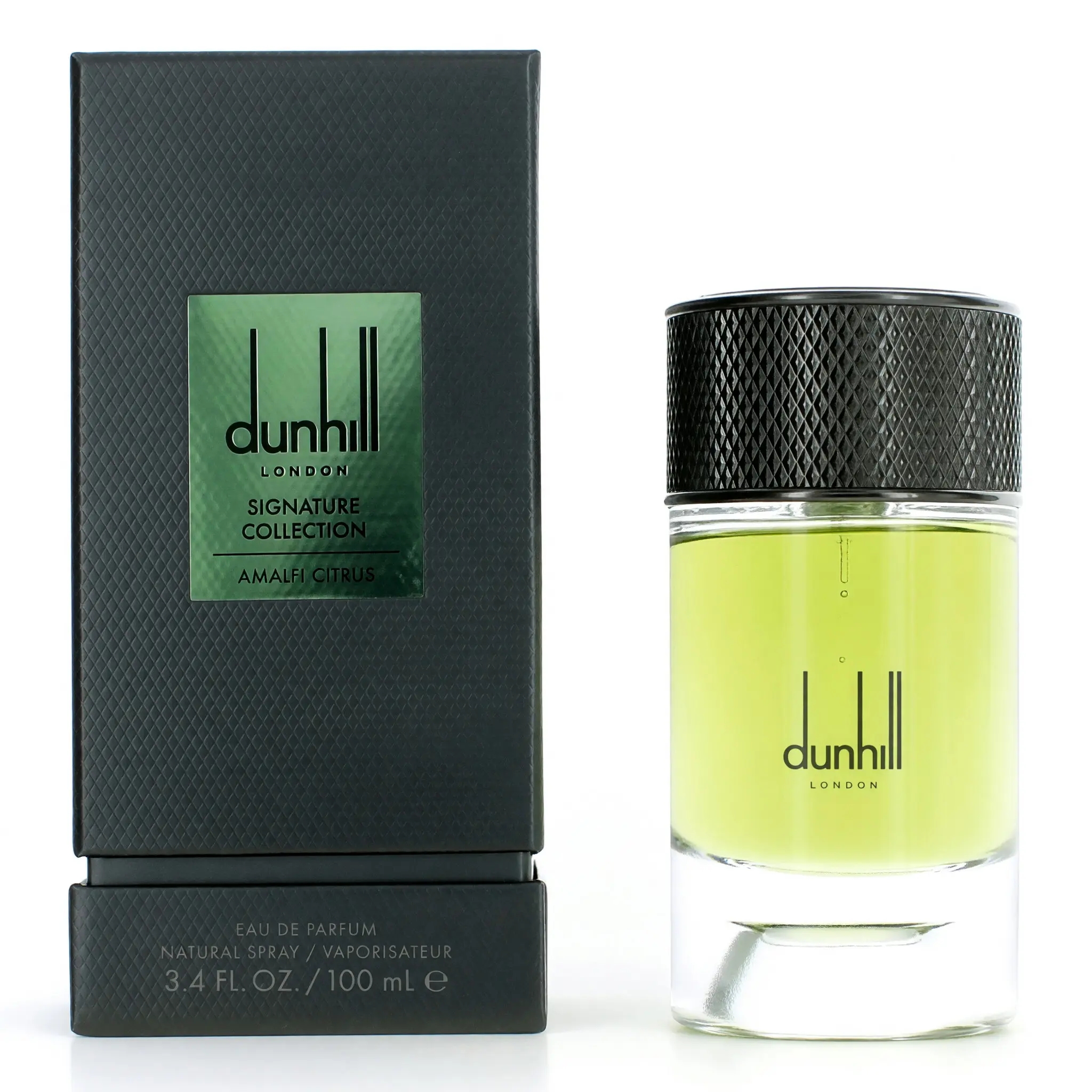Amalfi Citrus Eau de Parfum for Men, Aromatic Citrus Blend with Green Tea, Jasmine and Amber Notes, 3.4 oz Spray, Single Bottle, Floral, Lemon, Jasmine, Fresh Clean Scent Men's Fragrance, Jasmine, Amber