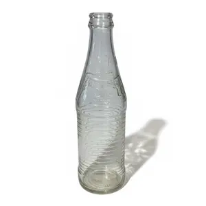 Vintage Fanta Embossed Swirl Glass Bottle 10oz No Deposit No Return