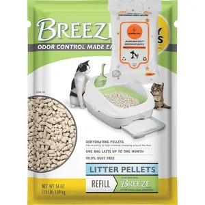 Litter Pellets Refill 3.5 Pounds with Pet Wet Wipes