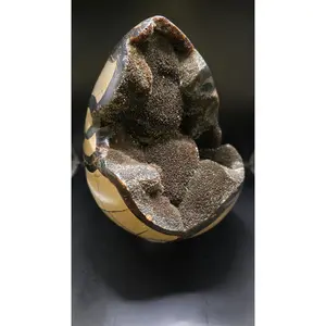 Septarian Stone Polished Egg  – Madagascar – 6.31 lbs
