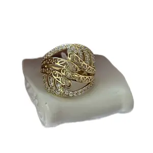 Beautiful ring gold plated