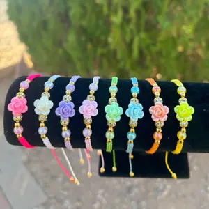 Flower bracelets