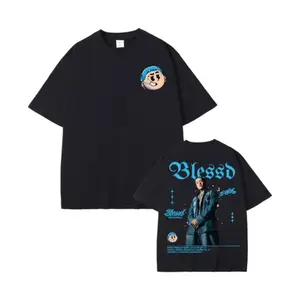Blessd Signature Graphic T-Shirt, Latin Trap Streetwear Tee, Blessd Fans Outfit, Two-Sided Urban Vintage Unisex Shirt