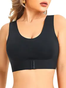 Women's Backless Shapewear Everyday Bra, High Elasticity Breathable Fabric, Comfortable Seamless Fit Design, Adjustable Hooks, No Steel Cup, Memory Foam Support