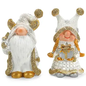Christmas Gnome Snowman Duo: Double The Cheer for Your Holiday Decor - Ideal for Creating a Cozy Atmosphere