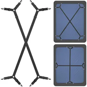 Sheet Suspenders Clips, Bed Sheet Straps Mattress Sheet Holders for , Full, ,  - Keep Sheets in Place Corner Sheet Grippers Fasteners Sheet Stays