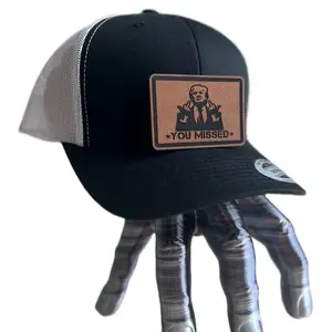 You Missed Trump 2024 SnapBack Hat leather patch
