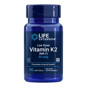 Life Extension Low Dose Vitamin K2 45 MCG, 90 Softgels