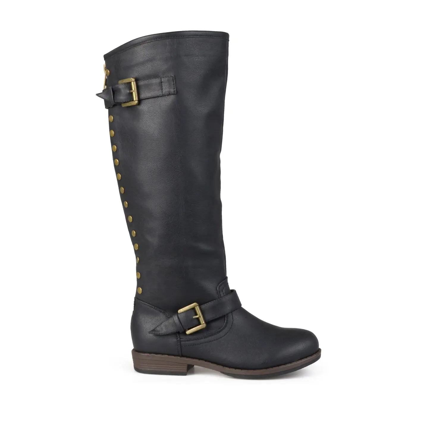 SPOKANE RIDING BOOTS IN WIDE CALF - Black