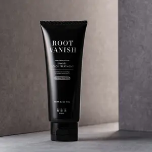 KIWABI Root Vanish Gray Hair Coverage Treatment – Deep Conditioning Color-Depositing Treatment with 22 Botanical Extracts, Ammonia-Free & Gentle, Natural-Looking Results, 5.29 oz