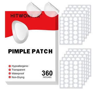 Hydrocolloid Pimple Patches, Transparent Spot Covers for Face, All Skin Types, Effective Acne Treatment, Gentle on Skin