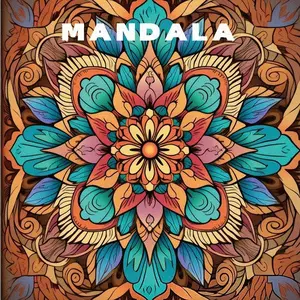Mandala Coloring Book, Luxurious Complex Healing Decorative Style, Rich Colorful Mandala Patterns, Stress Relief, Immersive Coloring Experience
