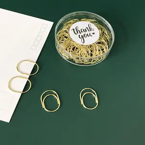 60pcs Creative Paper Clips Cute Paper Clip Mini Metal Paper Clip - Perfect for Planners & Office Supplies