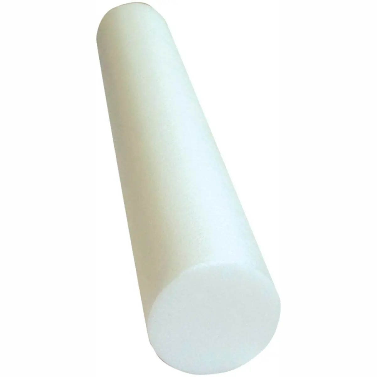 Fabrication Enterprises B2179030 CanDo White Round PE Foam Roller - 6 x 36 in. - Case of 12
