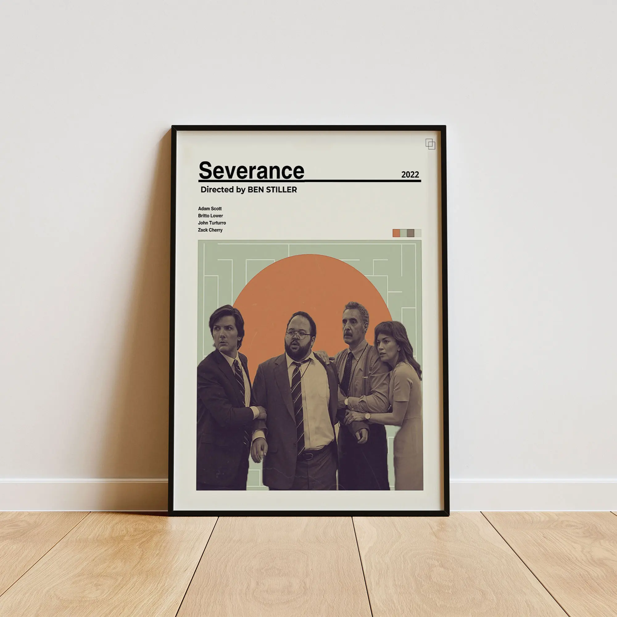 Severance Poster, Contemporary Wall Decor, Modern Home Aesthetic, Interior Decoration Print