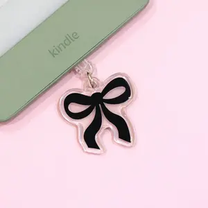 Black Bow USB-C Dust Plug Charm