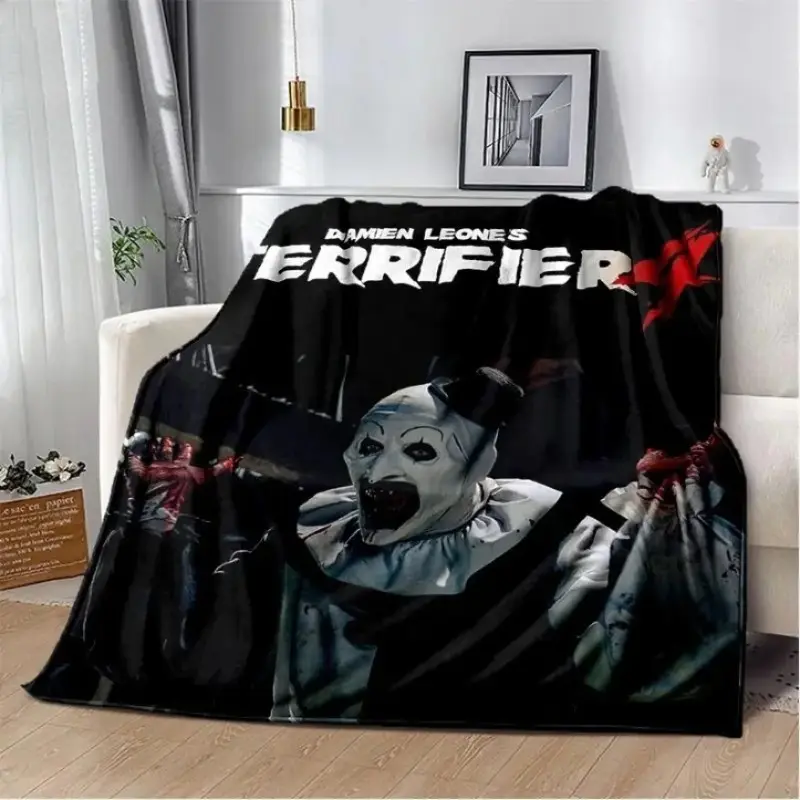 29 Style Terrifier 3 Horror Clown Movie Film Cartoon Soft Blankets,Throw Blanket Comfortable Blanket For Picnic Beds Sofa Home