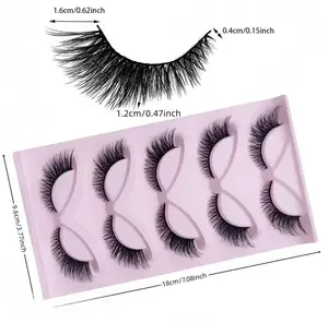 Soft & Fluffy 3D Synthetic False Eyelashes – Natural Volume, Lightweight & Long-Lasting | Perfect for Daily Wear & Glam Looks!