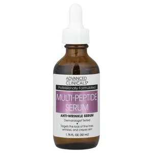 Advanced Clinicals Multi-Peptide Serum, Anti-Wrinkle Face Serum, 1.75 fl oz (52 ml)